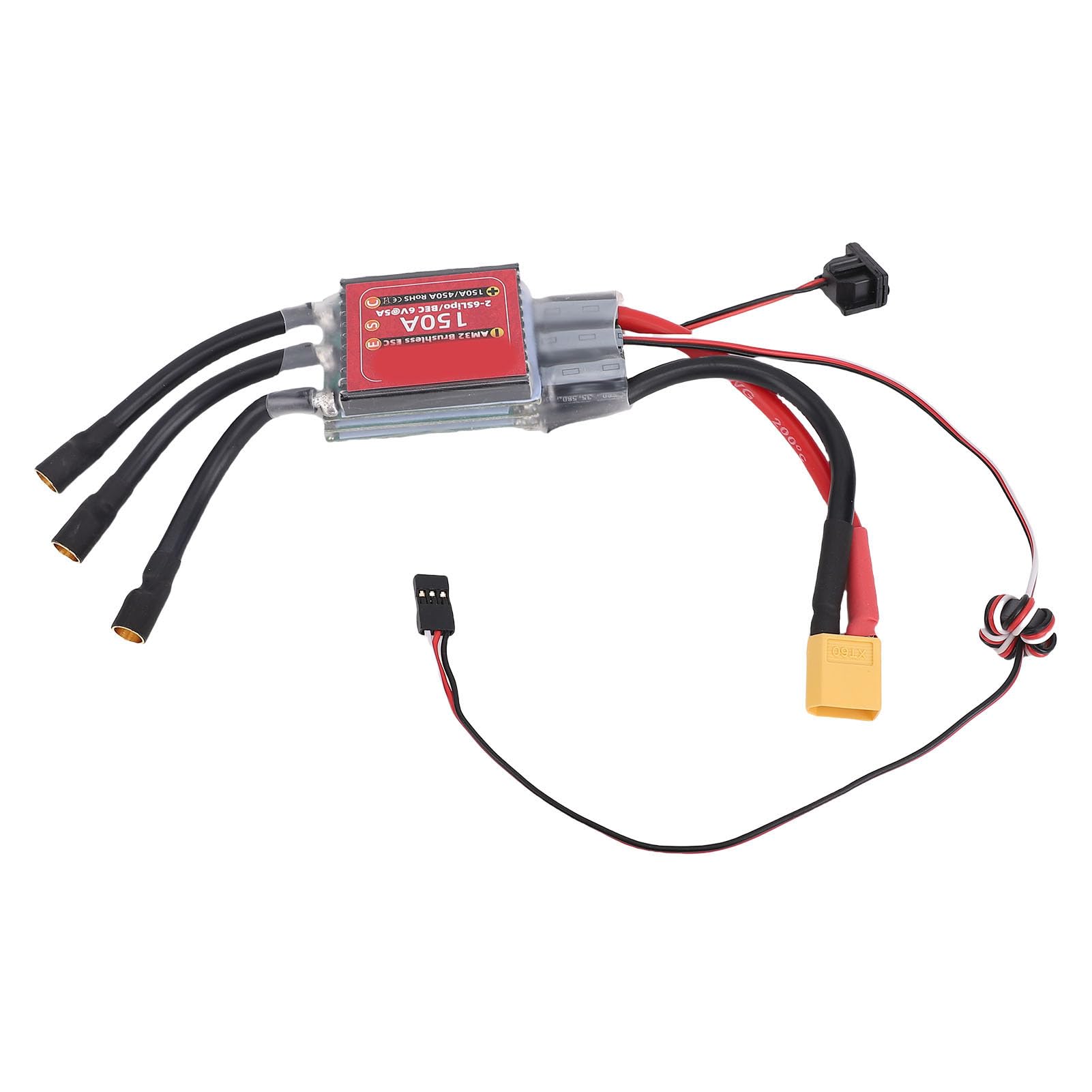 Potente ESC senza spazzole 150 A con controllo della velocità eccezionale per gli appassionati di RC, adatto per motori 3674 4268 4274 4282 4292