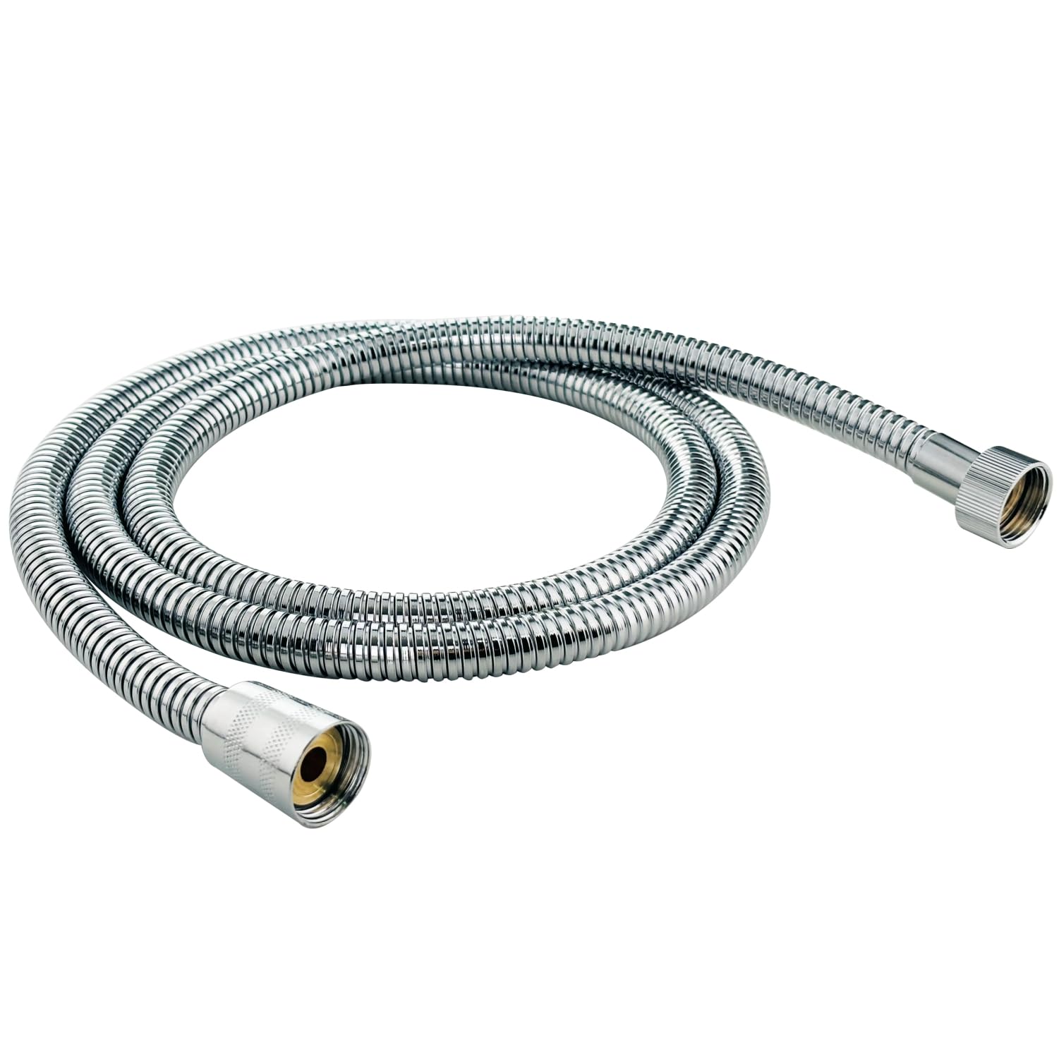 Built Right Chrome Premium Stainless Steel Shower Hose – Anti-Kink, Leakproof, High Pressure– Flexible & Durable Replacement Hose – 1.2M, 1.5M, 1.8M Lengths Available (1.2M)