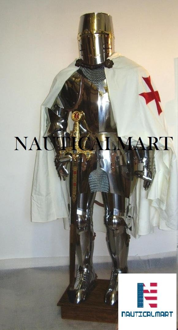 Medieval Knight Suit of Templar Toledo Armor Combat Full Body Armour by Nauticalmart