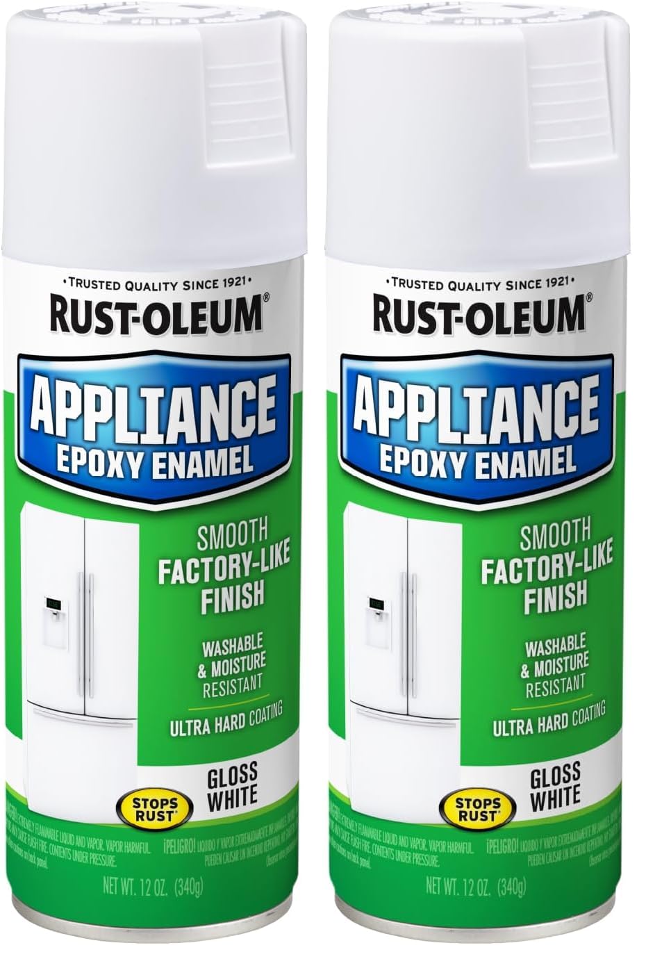 Rust-Oleum 7881830 7881-830 Appliance Epoxy, 12 Ounce , White (Pack of 2)