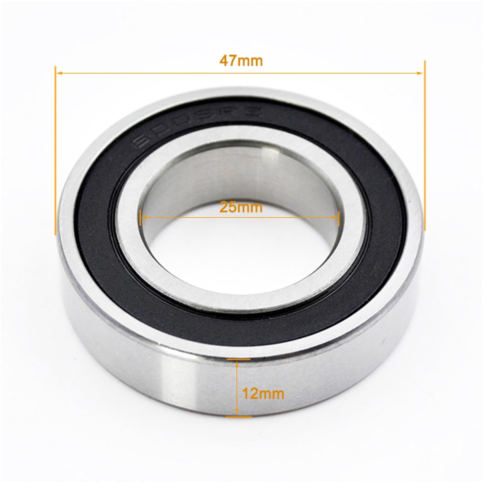 Generisch Compatible avec Les roulements à Billes universels à Gorge Profonde en Acier chromé 2RS RS, Assortis 6000 6001 6002 6003 6004 6005 6200-6206 2 pièces