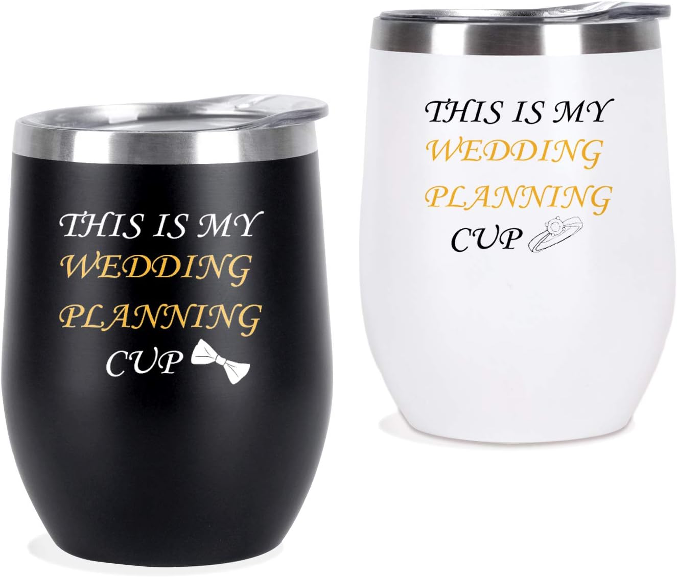 Get Popular Offer Engagement Gift Couple Wine Tumbler Set of 2, This Is My Wedding Planning Cup Insulated Tumbler, Valentine's Day Wedding Anniversary Bridal Shower Gift for Husband Wife Boyfriend Girlfriend, 12 Oz