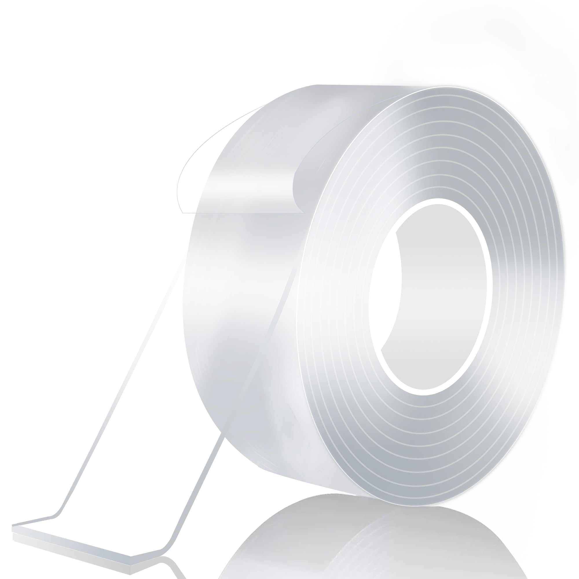 Taiyeestar 5m Doppelseitiges Klebeband Extra Stark Transparent, Ablösbar nicht markierend Doppelseitiges transparentes Nano tape, für Teppich/Foto Wand/Küche/Zuhause