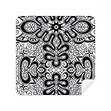 art glas else Material: Wildleder DIYthinker Europa Schwarz Weiß Patternrococo Artgläser Reinigungstuch Telefon Screen Cleaner Suede Fabric 2Pcs