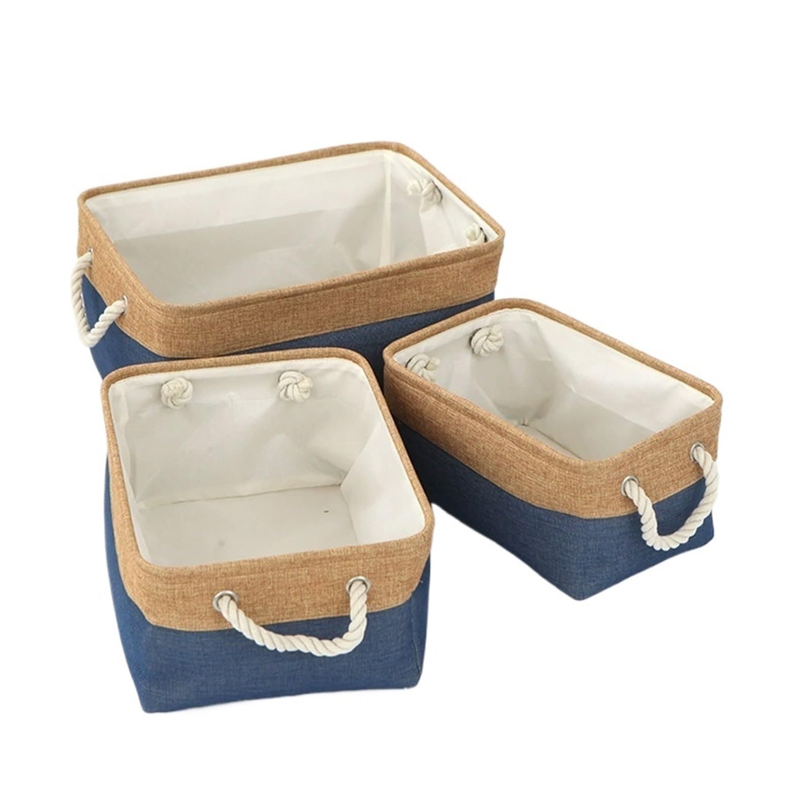 MRKU Folding Laundry Basket Household Storage Hamper Home Supplies Sorting Linen Organizer Box Underwear Socks