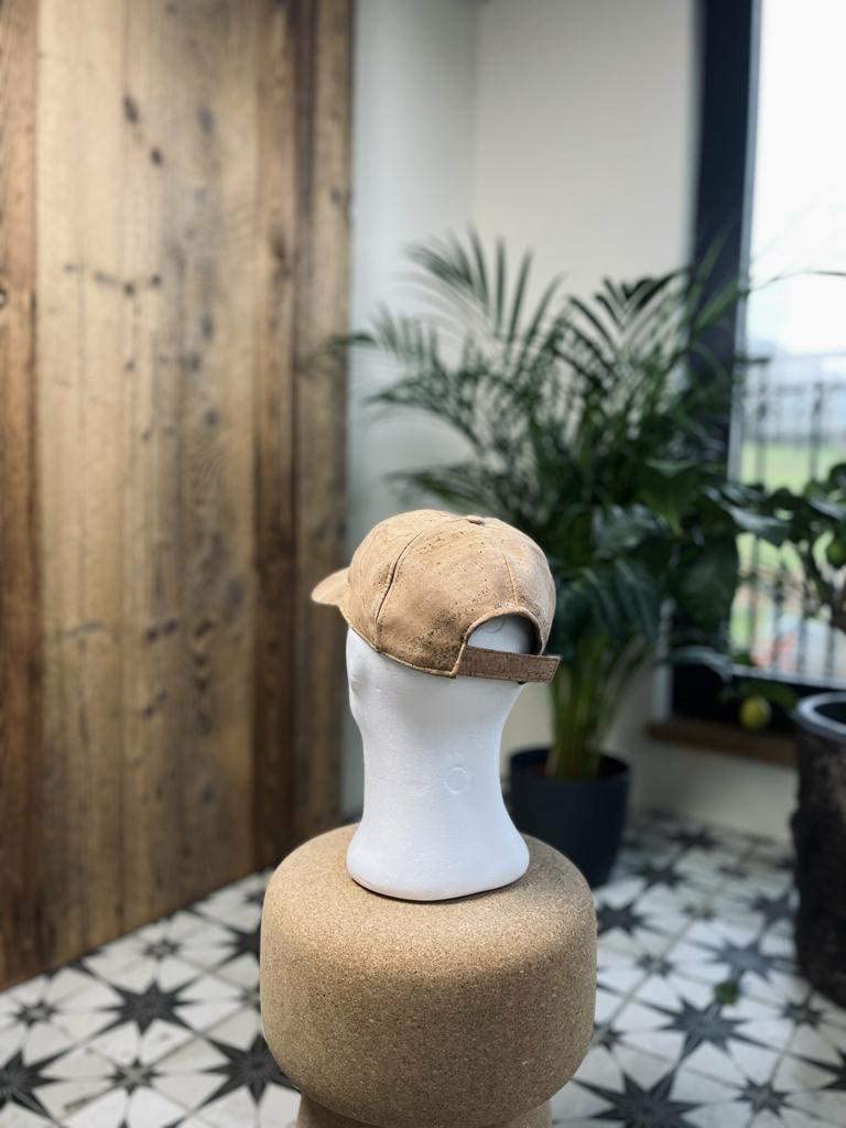 Gorra de béisbol de corcho de moda | Gorra Snapback | Gorra con visera | Natural y sostenible | Corcho de Portugal | Marrón o Beige