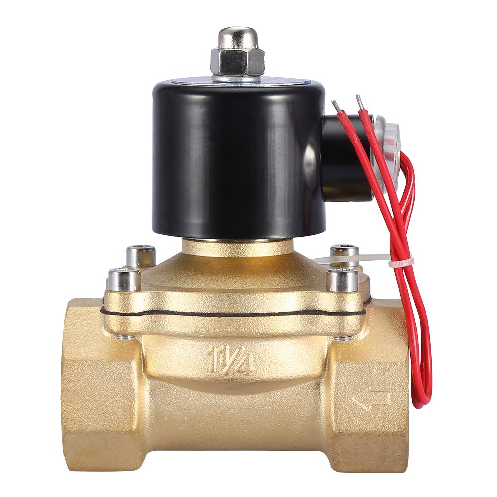 Electroválvula Electromagnética de Latón con Estructura Compacta para Sistemas Neumáticos - AC 220V 1-1/4" para Uso Industrial