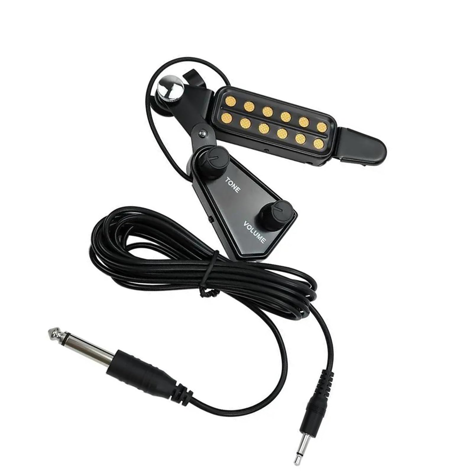Pickup per chitarra acustica con volume regolabile a 12 fori con trasduttore di tono Pickup Chitarra Acustica(Plug Type)