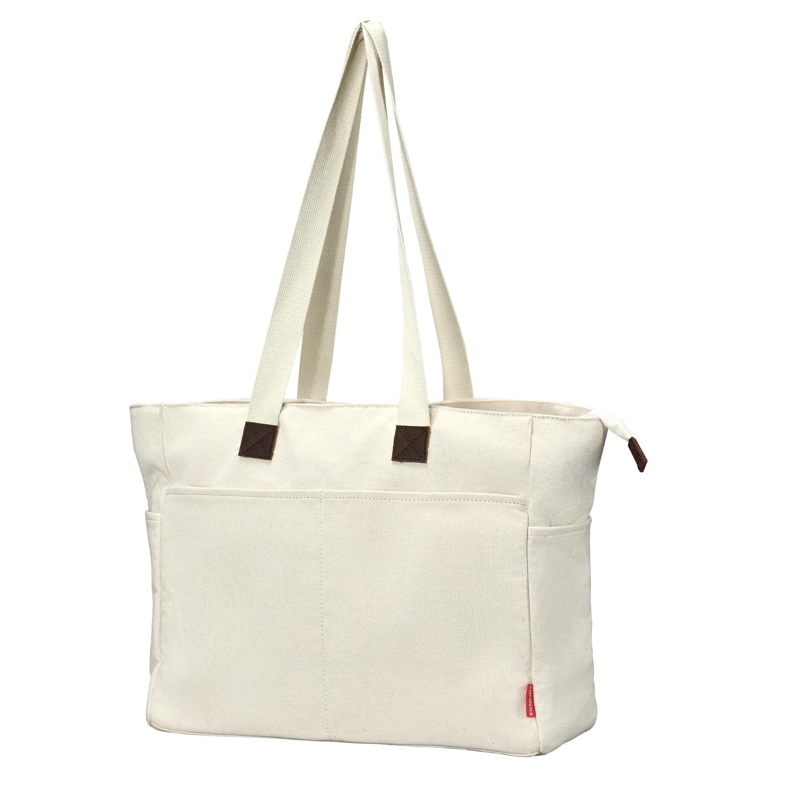 Canvas tote bag tote bag with compartment for commuting suitable for work sports or fitness