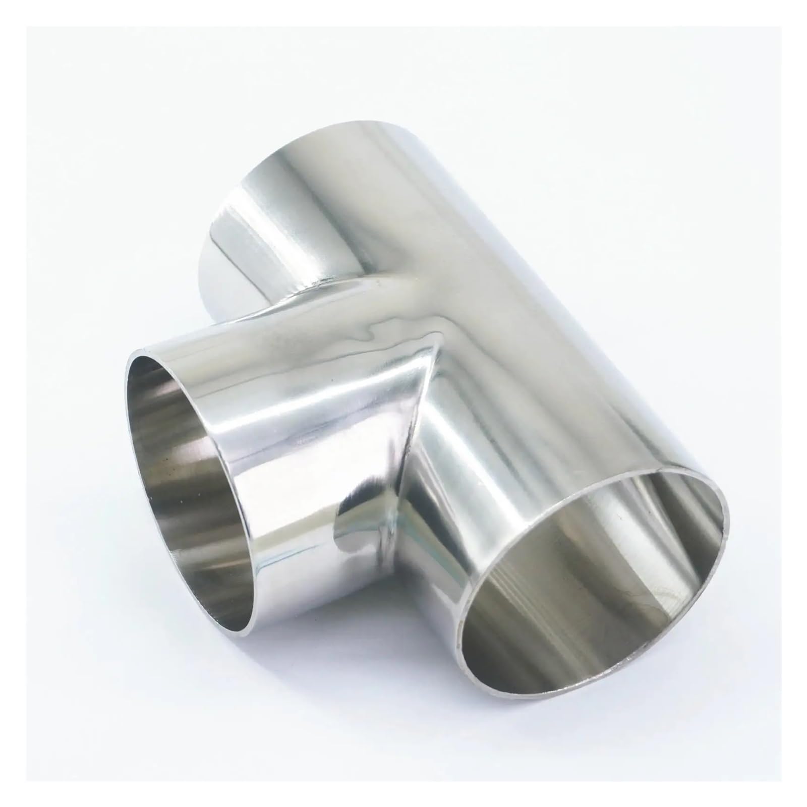 PAKMEZ 76mm 3" O/D 304 Stainless Steel Weld tee Connector Pipe Fitting