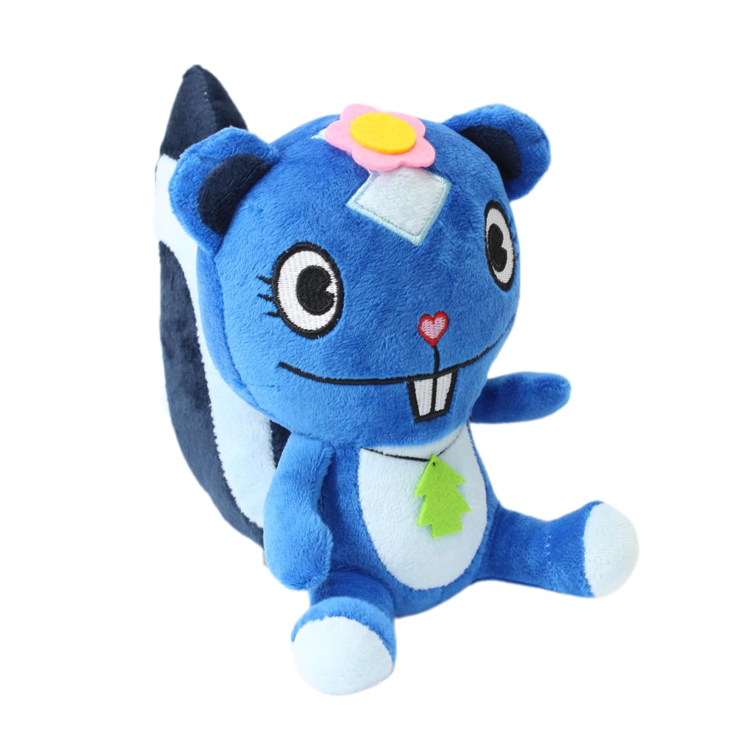 WinAdiGoo Petunia Plush Toy Stuffed Animal Squirrel Plushies Doll 8'' Figure Children Gift, Blue