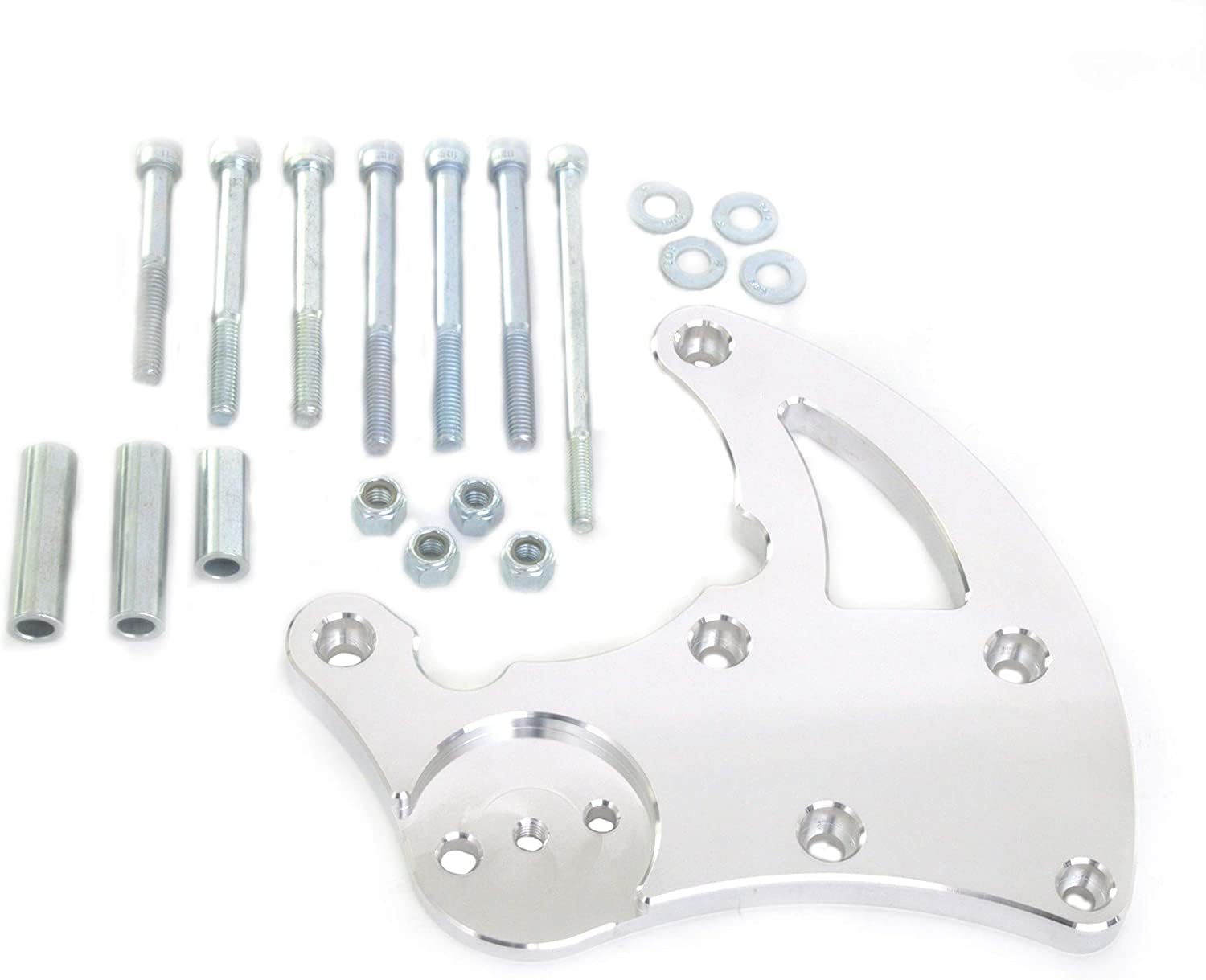 R4 AC Compressor Bracket,LS R4 AC Bracket Compatible with LS1 LS2 LS3 LS6 Truck/SUV Vortec Engines,1988-1995 GM Factory R4 Compressor,Aluminum