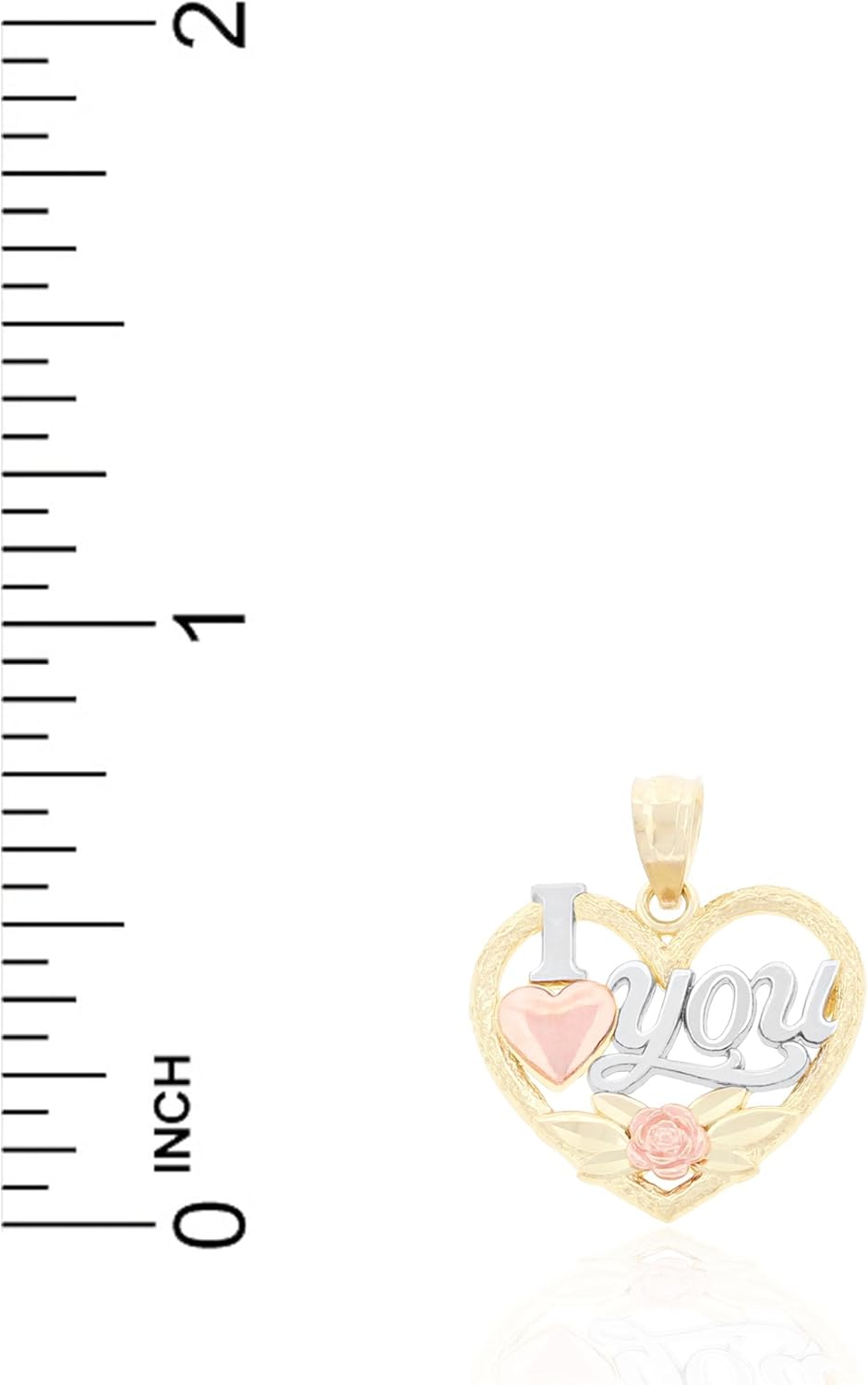 Charm America - Gold I Heart You Charm - 10 Karat Solid Gold