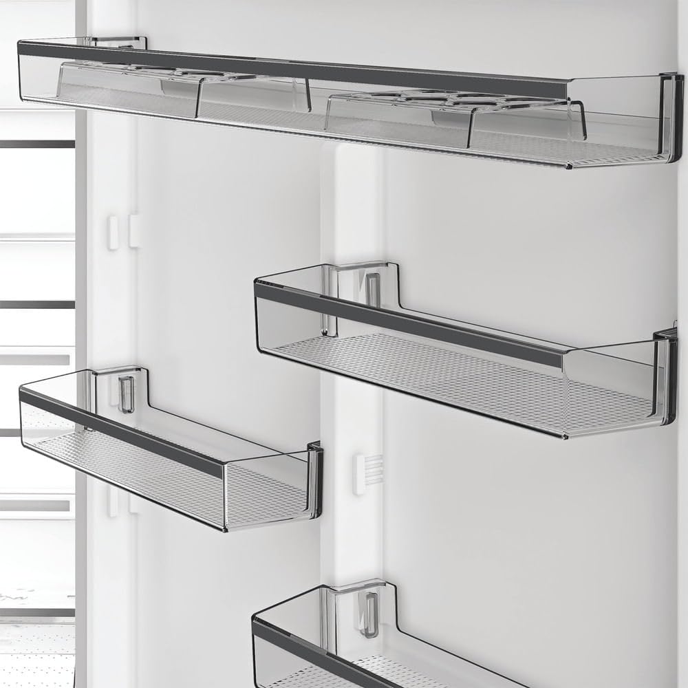 Whirlpool WHK2 6614 X6E Frigorifero combinato a libera installazione, Dual no frost, 83cm, Classe C, Pearl Inox, 34 dbA, h193 cm