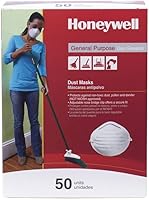 Vista 4 de Honeywell Máscara antipolvo desechable para molestias menores, paquete de 10 (RWS-54000), blanco