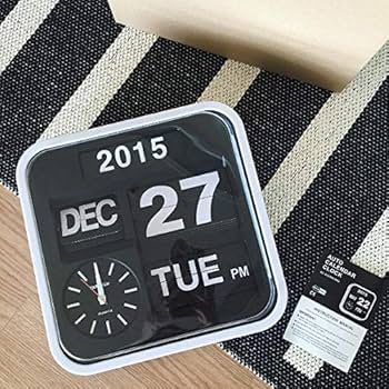 カレンダー・スケジュール Fartech Wall Flip Clock (M) Fartech automatic calendar flip clock retro desktop clock