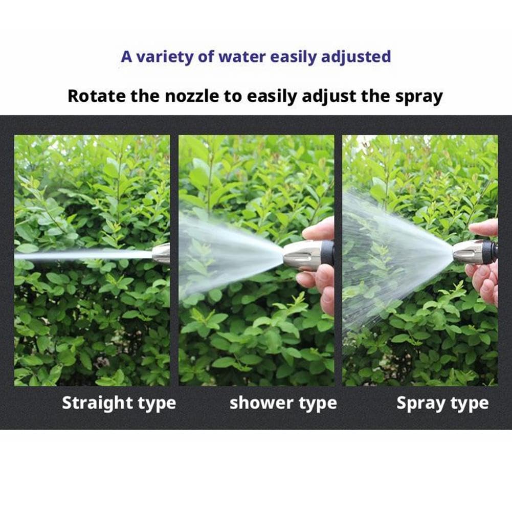 Ugello per tubo da giardino, testa spruzzatore ad alta