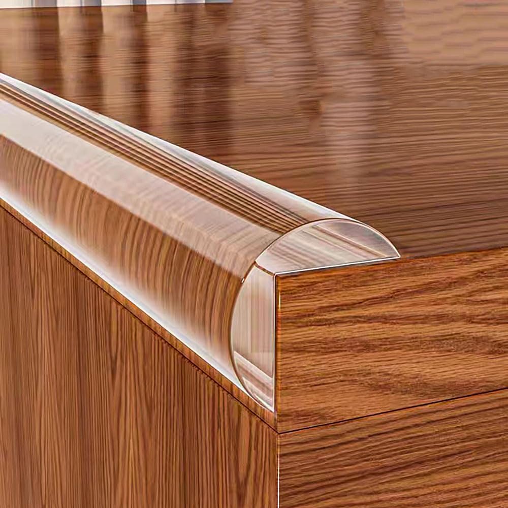 Bumper Strips To Protect Babies And Children, One Roll Of Thickened [2m] 6.5ft Hd Clear Silicone Pre-Glued Edge Strips For Tables, Chairs, Cabinets, Furniture, Fireplaces, Sharp Side Devices
