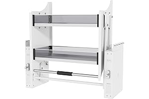 2 Tier Pull Down Cabinet Organizer Shelf for Kitchen Upper Cabinet, 22 Inch