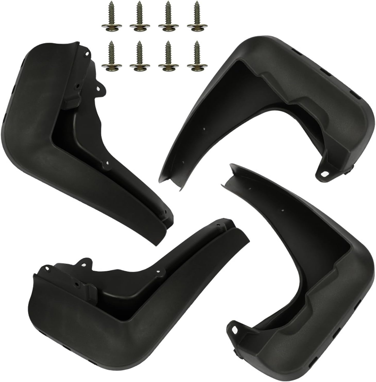 SCITOO 4PCS Mud Flaps Front & Fear Splash Guard set suitable for BMW 320i for BMW 328i for BMW 328i xDrive for BMW 330e 2012-2018 ‎82162410525 82162410526