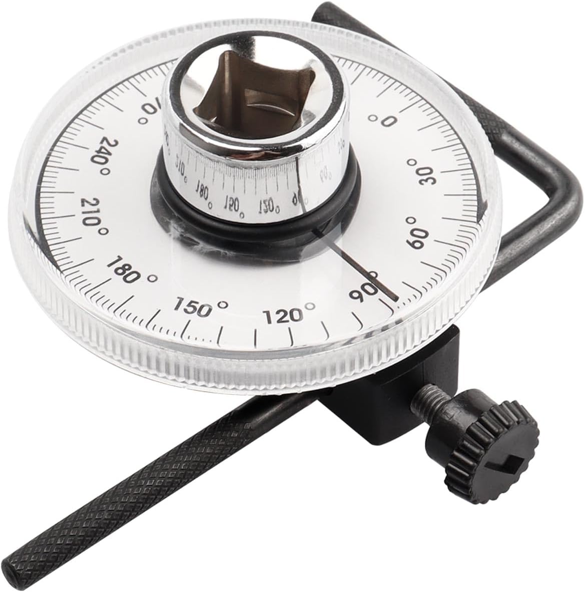 1/2 Inch Torque Wrench Angle Gauge Tool, 360° Adjustable Torque Angle Gauge, Torque Meter Wrench for Angle Measurement