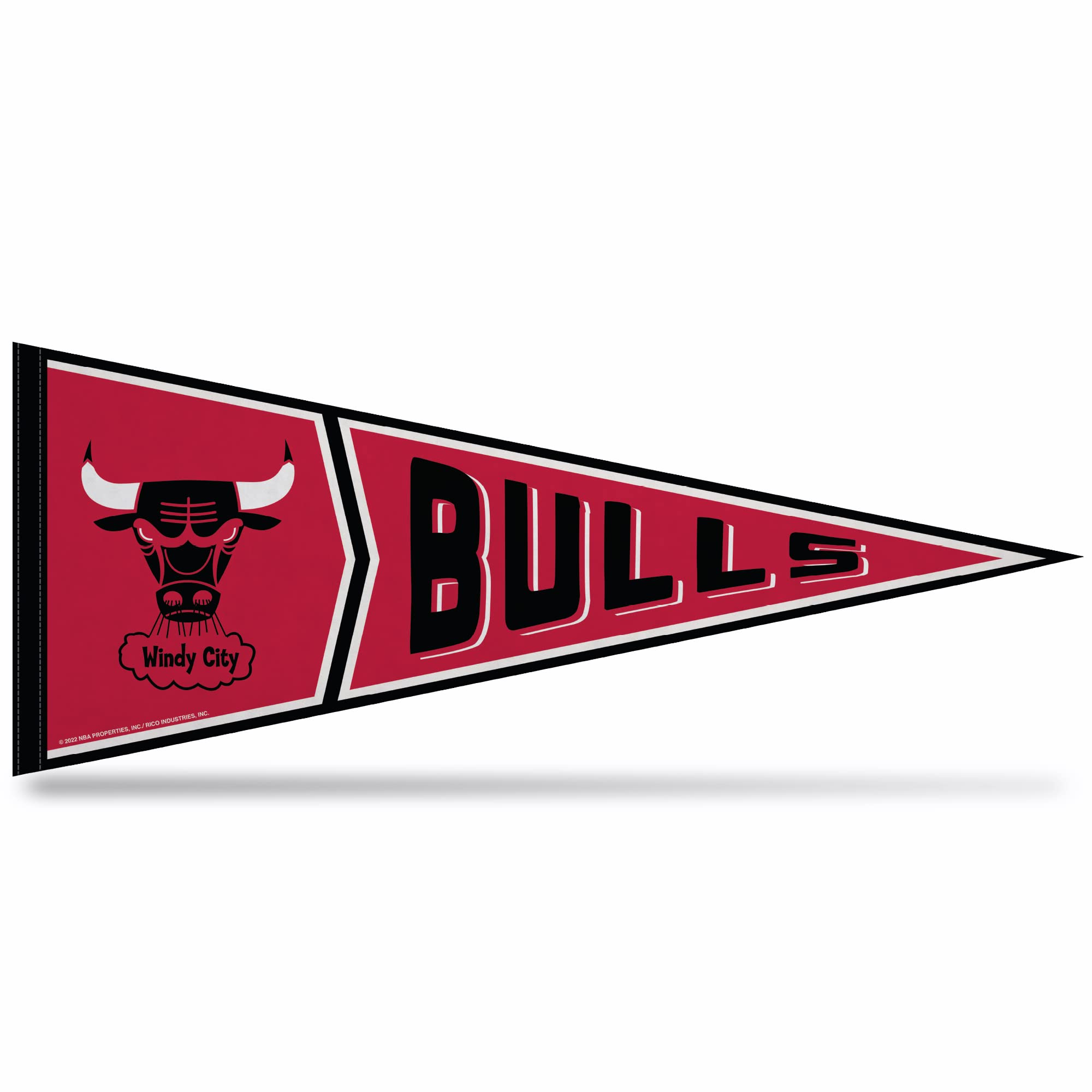 Rico Industries NBA Basketball 12" x 30" Felt Wall Décor Pennant - Great for Home/Bed Room/Man Cave Décor