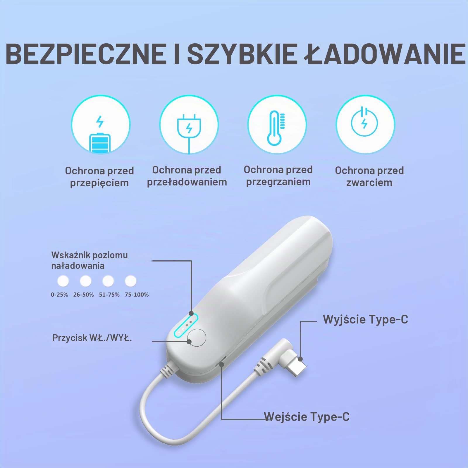 Akumulator wielokrotnego ładowania do Meta/Oculus Q-uest 2, 5000 mAh, przenośny powerbank, kompatybilny z Elite Strap, lekka konstrukcja, rozszerzona moc do VR, szybsze ładowanie, wydłużony czas pracy