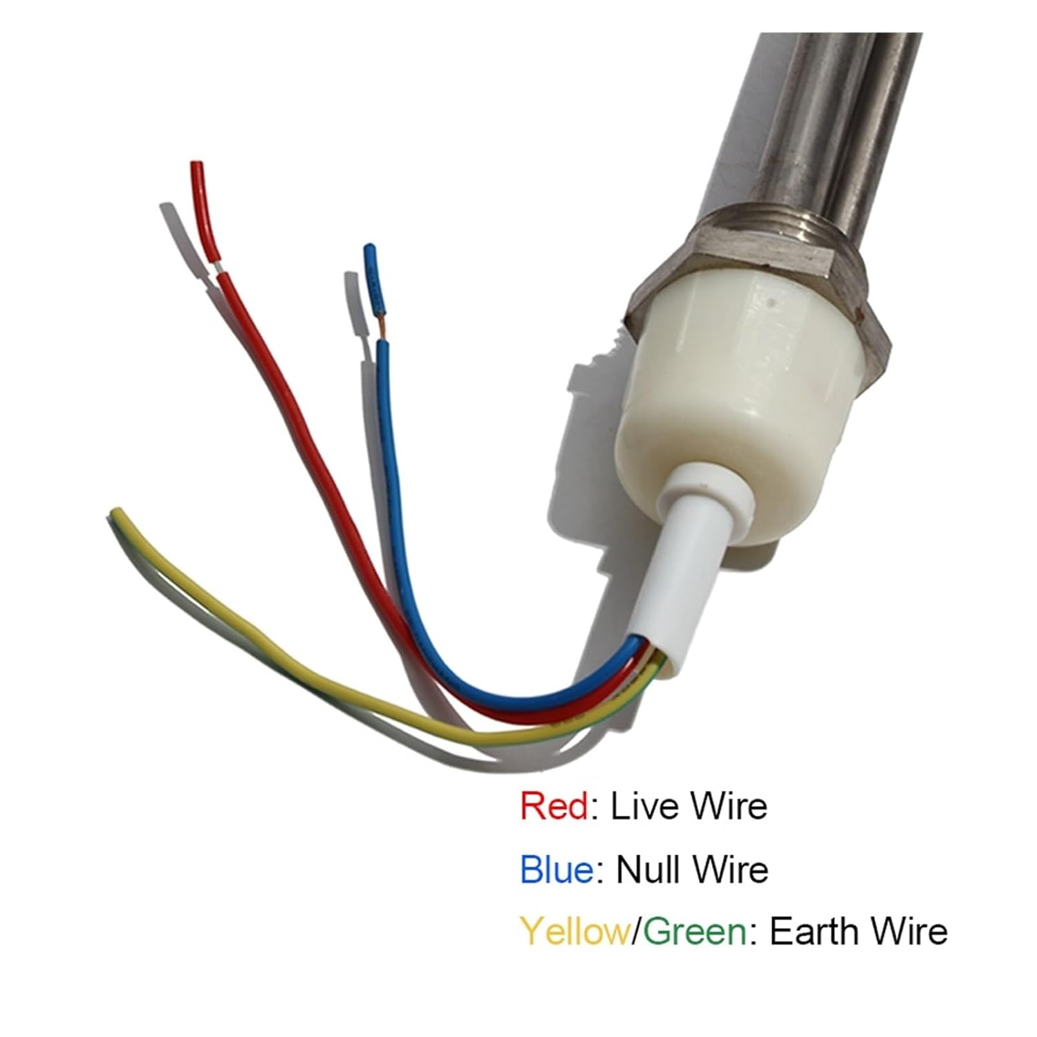 Electric Heating Tube 32mm Side Inserted Auxiliary Heater for Solar Water Heater Anti-Dry Heating with Temperature Control