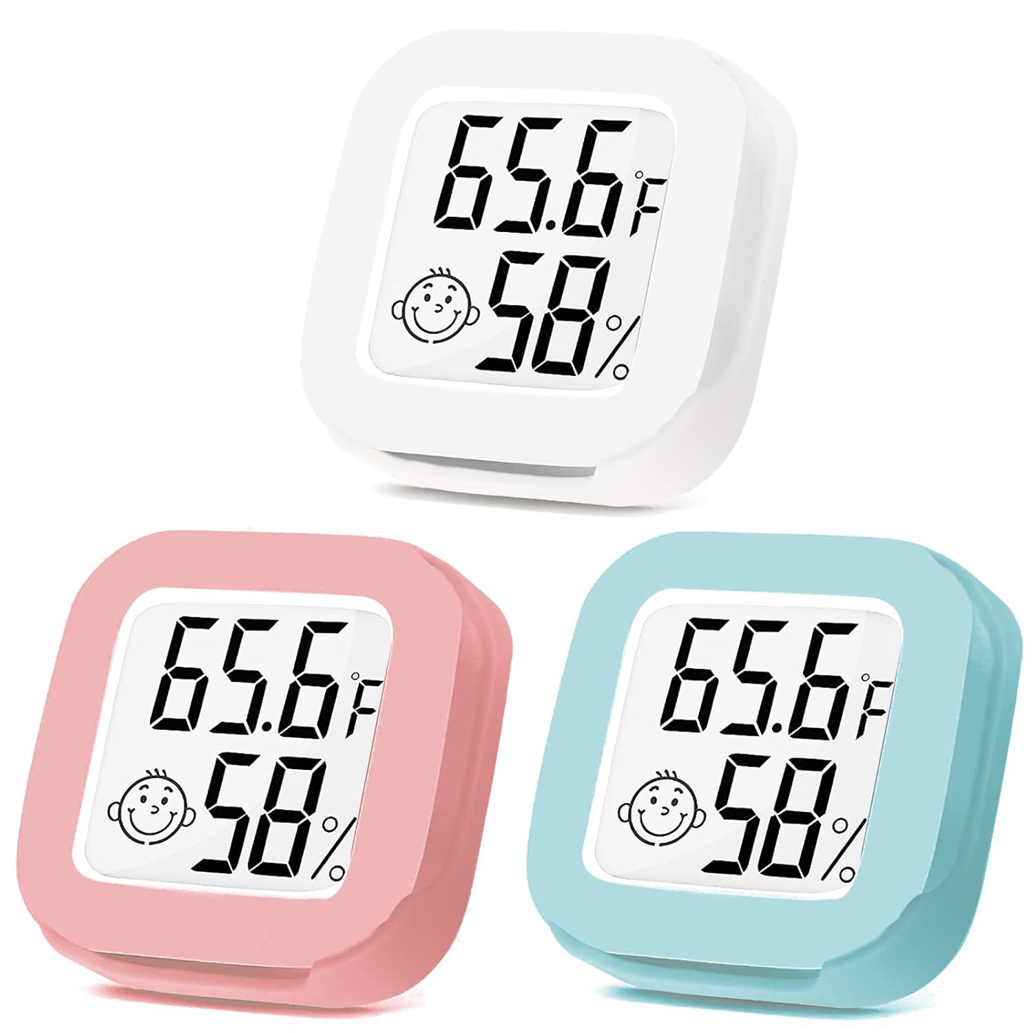 3 Pack Mini Digital Thermometer Hygrometer innen Temperatur und