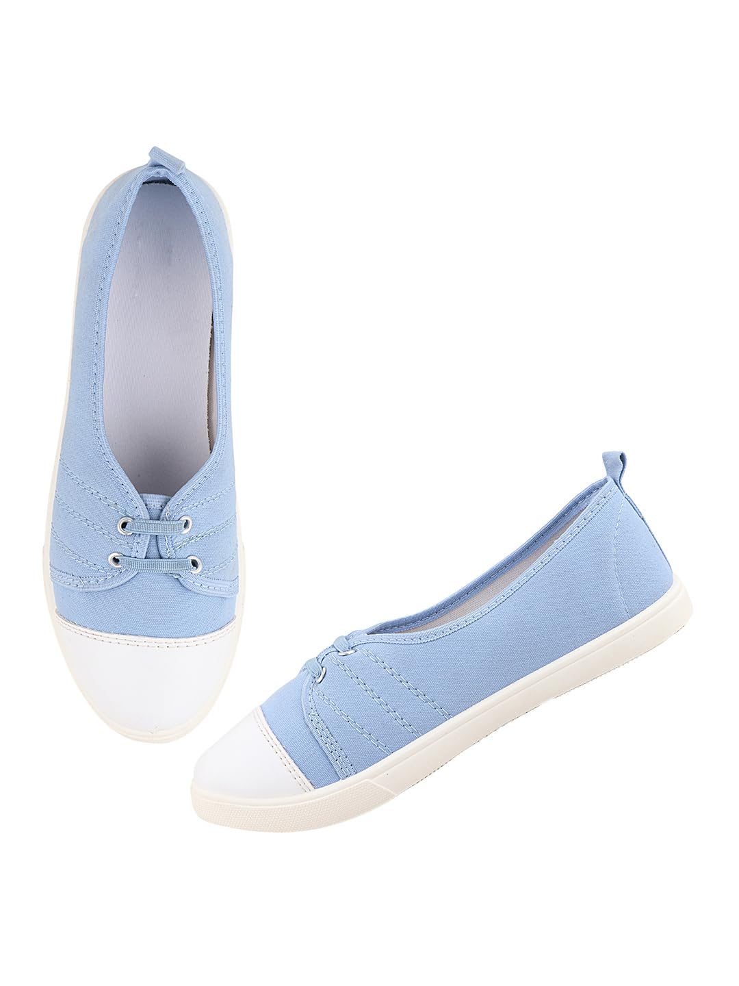 Comfortable Slip-On Belly Flats Stylish, Lightweight, Canvas Casual Wear Bellies for Women
