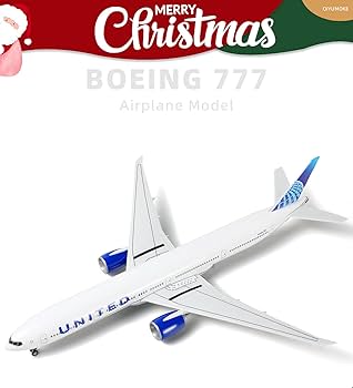 Amazon.com: QIYUMOKE 1/150 Boeing 777-300ER United 18.5 inchs