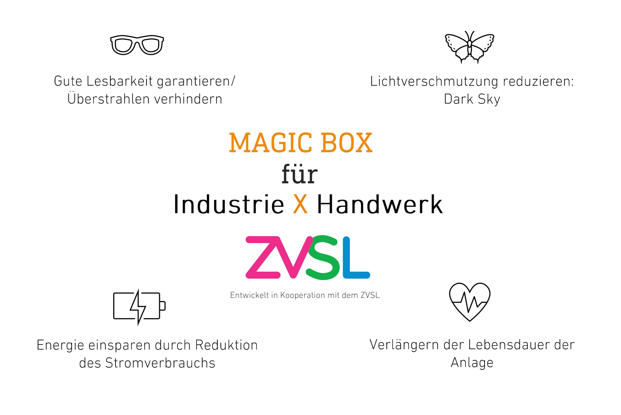 Steinel Dämmerungssensor Magic Box LC PWM 0-10V Weiß, Smarter Dämmerungsschalter für präzise Lichtsteuerung von Werbetafeln, App Steuerung, IP54