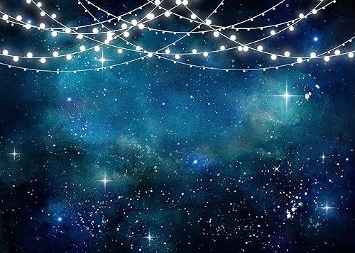 Miniatura 5 de Avezano Telón de fondo de fotografía de cielo nocturno estrellado, universo, galaxia, fondo de fiesta de cumpleaños, noche bajo las estrellas,