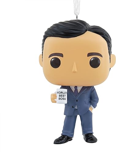 Hallmark The Office Michael Scott Funko Pop! Adorno navideño de resina