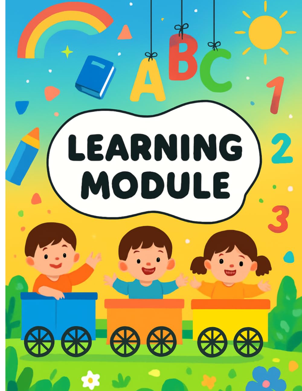 ABC Learning Module: A Simple Alphabet Learning Module with Animals, Fruits, and Everyday Objects for Toddlers and Kids