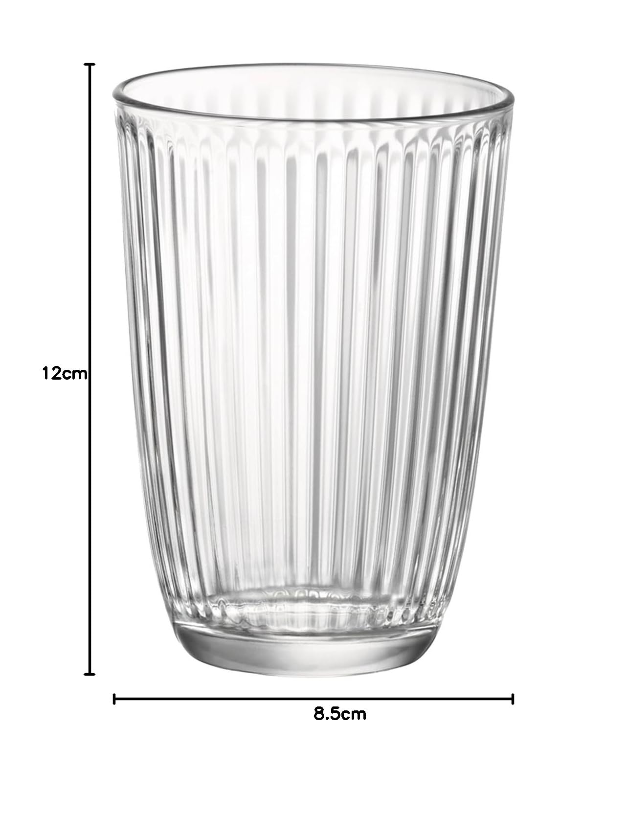 Bormioli Rocco - Set di 6 bicchieri Longdrink Line 39 cl, colore: Trasparente, 39 cl