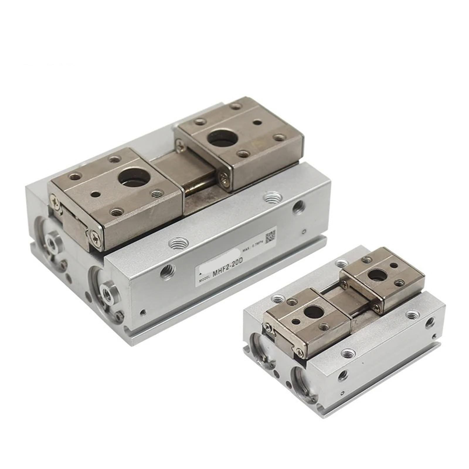 Pince pneumatique à profil bas MHF2-16D1 cylindre de guidage précis