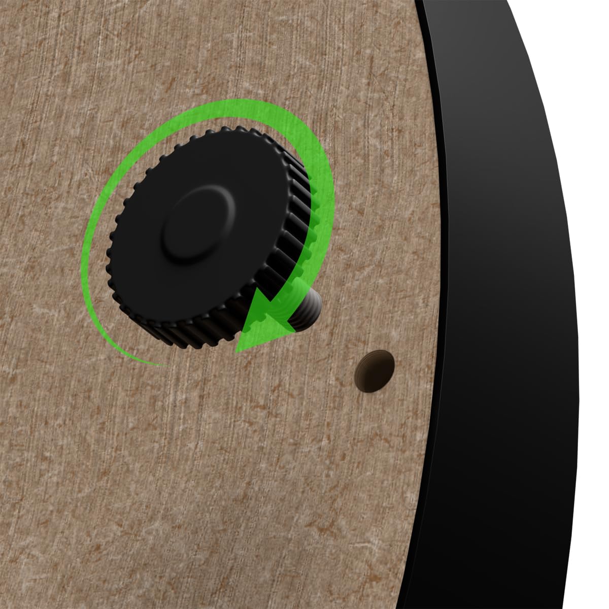 Bull's Advantage Black Dartboard – Offizielles Turnier Steeldart Board, Schwarzes Sisal Profi Dartboard, Ultra Haltbar