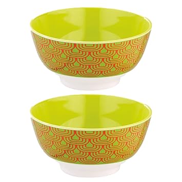 Shubhangi StoreMart Melamine Bowl Soup Noodle Bowl 350ML Durable & BPA Free Bowl (Green)