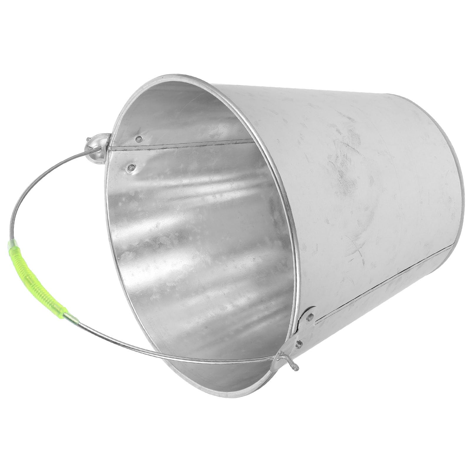 Uonlytech Secchio D’acqua in Ferro 8l Manico Antiscivolo, Contenitore Resistente per Giardinaggio e Pulizia Domestica, Secchio da Giardinaggio Multifunzione per Uso Fattoria e Trasporto