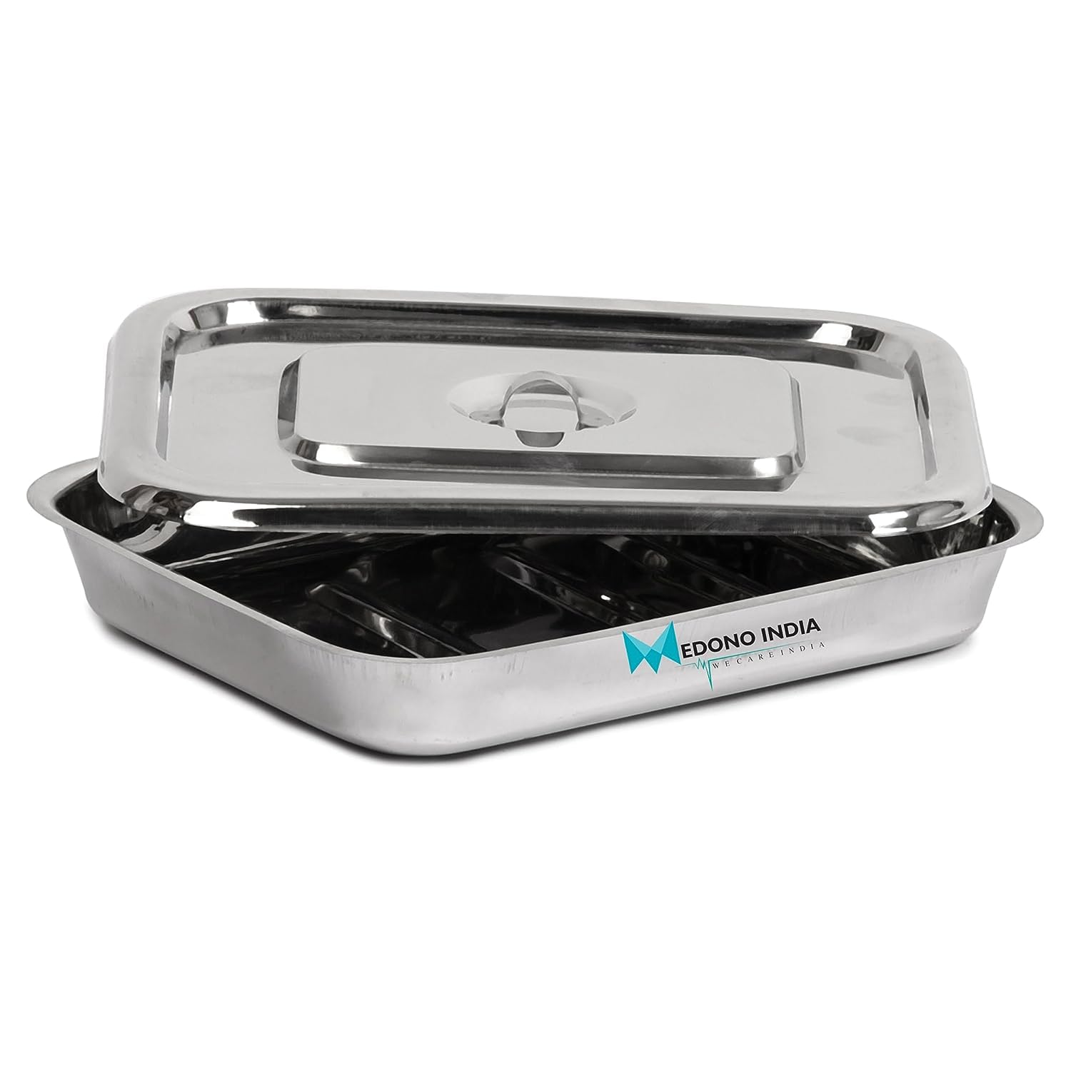 See full amazon price history chart for Medono India Instrument Tray 12" X 8" With Cover Lid Handles Stainless Steel Reusable and Autoclavable ideal for Hospitals, Labs, Surgical Centres, Clinic Medono India Instrument Tray 12" X 8" With Cover Lid Handles Stainless Steel Reusable and Autoclavable ideal for Hospitals, Labs, Surgical Centres, Clinic (B0CF219WCX) Amazon Price History, Amazon Price Tracker
