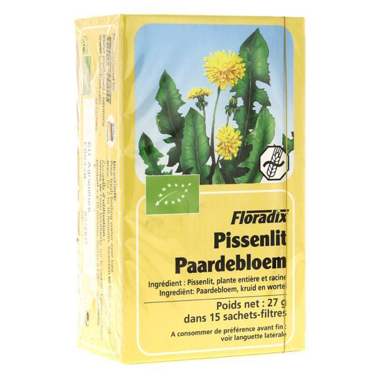 FloradixF Dandelion Leave Organic Herbal 15 Bags