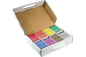 Crayola Crayons Jumbo Assorted Colors, 200 Count (32341)