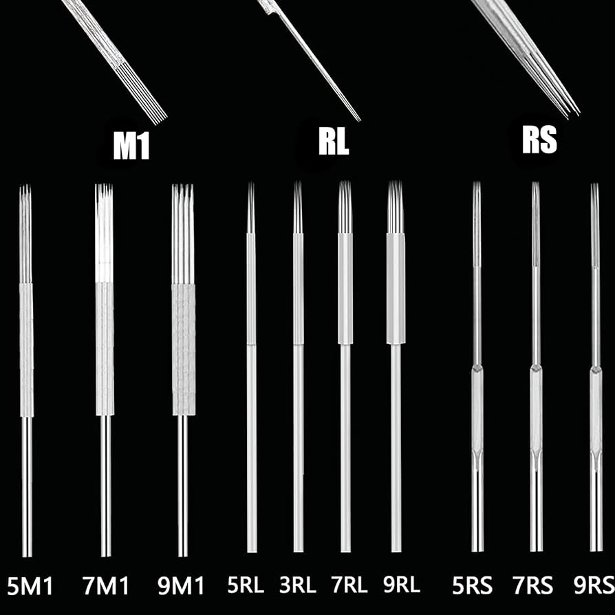 アンティーク　刺青針 Amazon.co.jp: RL 使い捨てタトゥー針 150 個、閉じた丸針