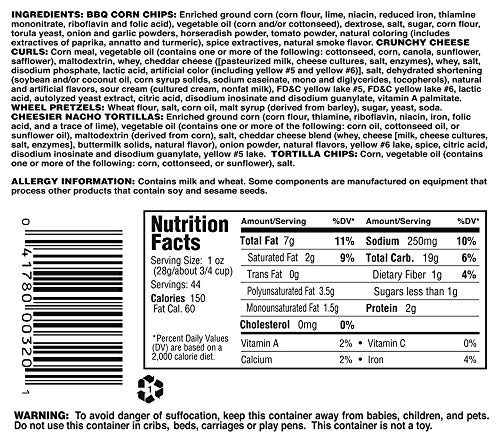 image for Utz Party Mix - 43 Ounce Barrel - Tasty Snack Mix Includes Corn Tortil