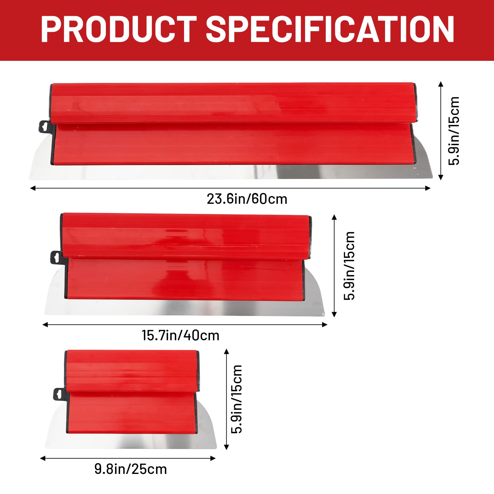 Drywall Skimming Blade Smoothing Spatula Plastering Wall Plastering Tools - Image 2