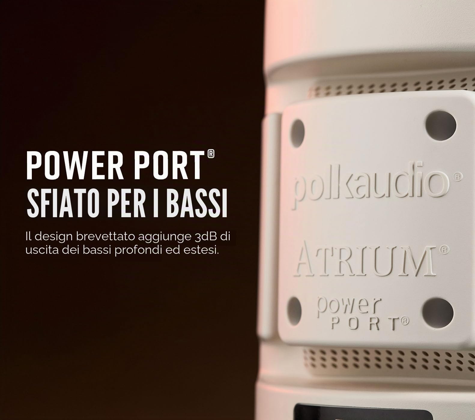 Polk Audio Diffusori da Esterno ATRIUM6, Colore Bianco