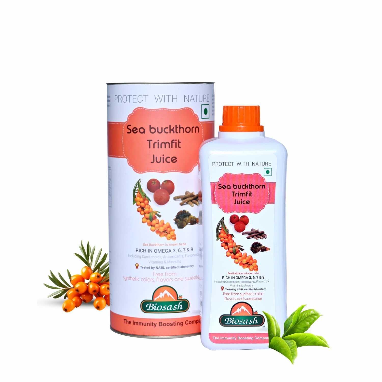Biosash Seabuckthorn Trimfit Juice 750ml | Rich in Omega 3 6 7 9 | Pure Organic Sea Buckthorn Juice with Kokum, Guggul & Punarnava | Weight Management, Digestion, Metabolism & Immunity Boost-image-13