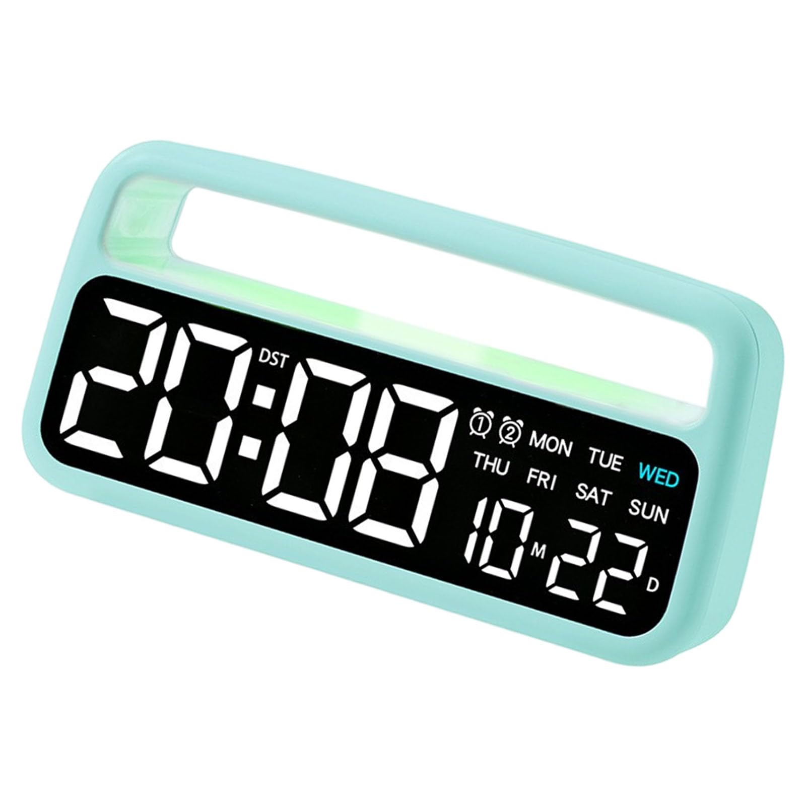 Kangnice Alarm Clocks for Bedroom Living Room Digital Clock Night Light Digitals Alarms Clocks Daylights Saving Time Desk Clock Alarm for Bedroom