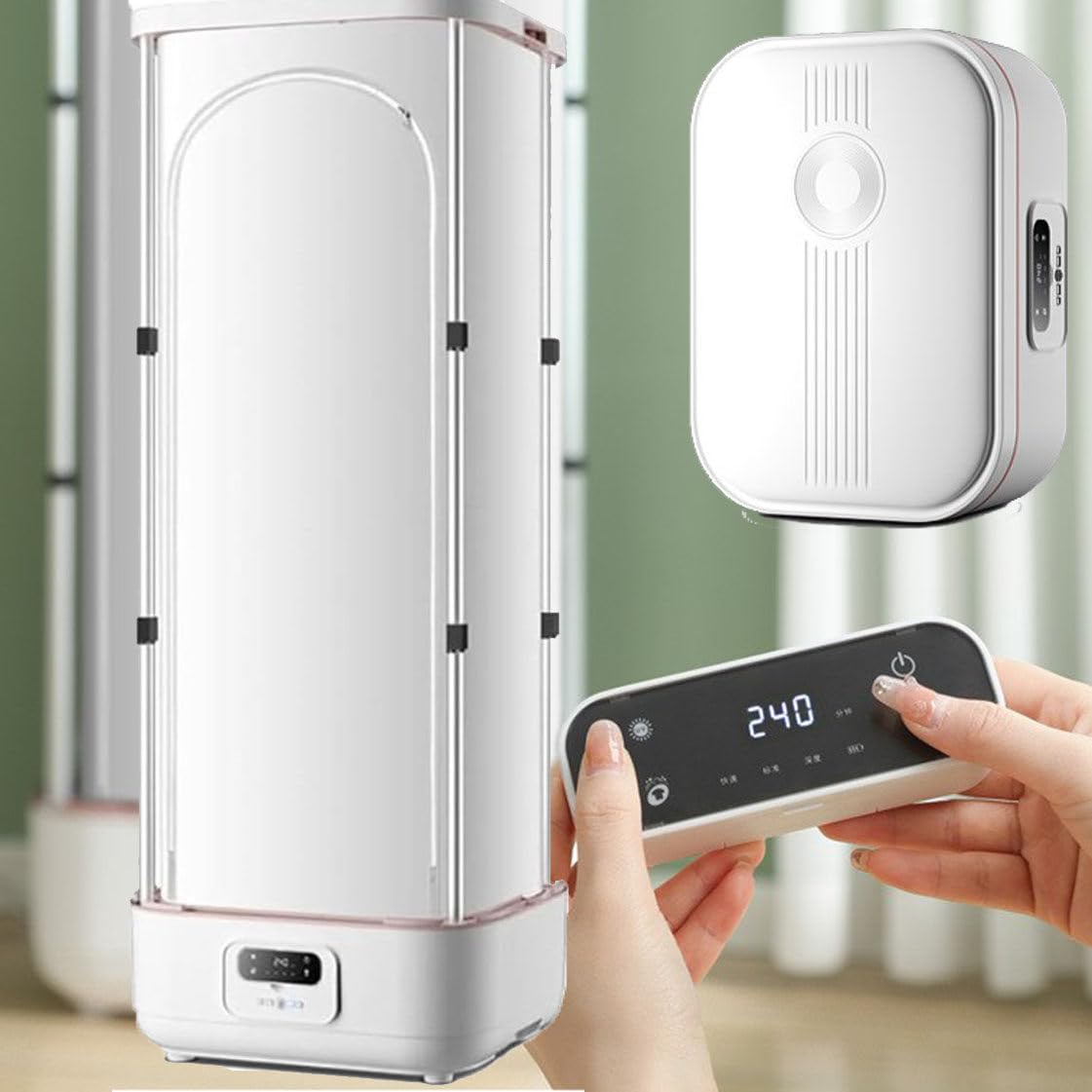 Vertical Steam Iron Automatic Wireless Automatic Ironing Machine, Clothes Dryer, Steam Drying Machine, Portable, Household, Ironing Clothes Folding Wrinkle Removal Machine